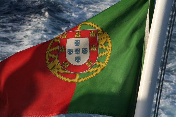 Vlajúca vlajka Portugalska