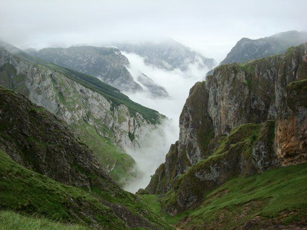 Astúria, pohľad do doliny