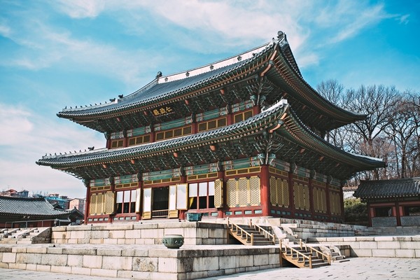 Palac Gyeongbokgung v Korei_