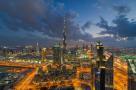 Nočný pohľad na Dubaj