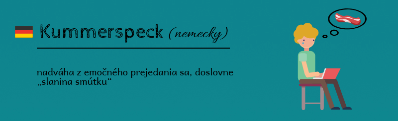 Smutný muž mysliaci na slaninu