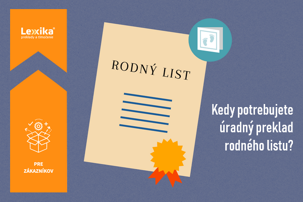 rodný list s pečaťou