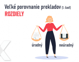 Rozdiel medzi úradným a neúradným prekladom