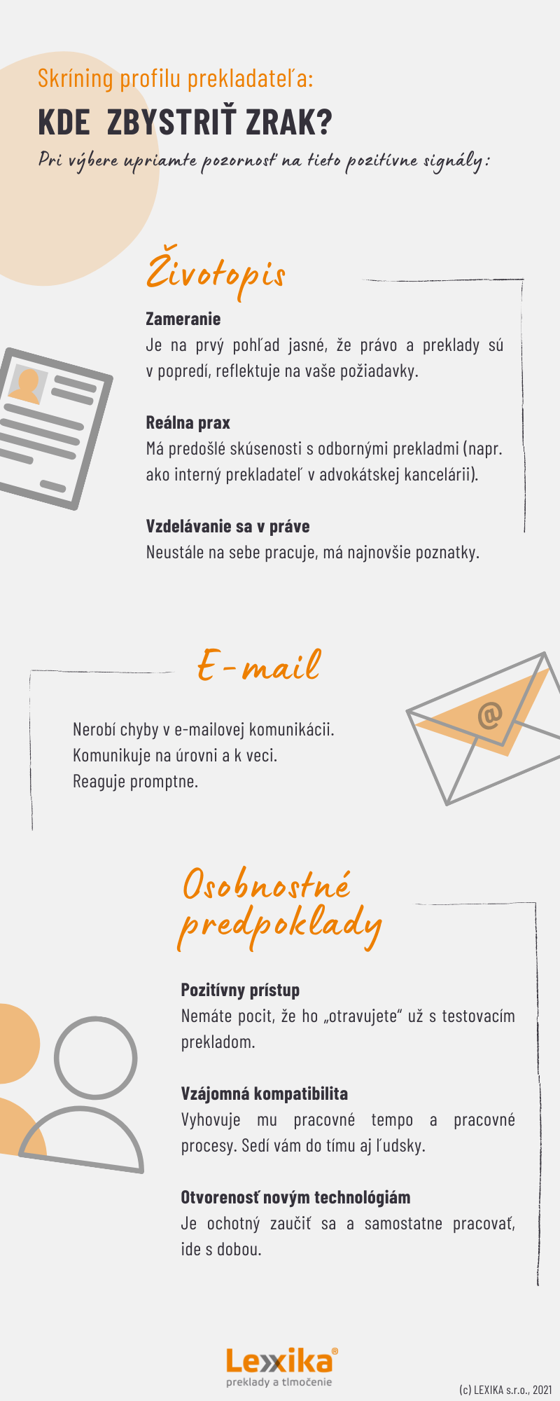 Ako nájsť prekladateľa právnych textov (infografika)