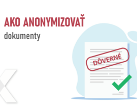 Ako anonymizovať dokument vo Worde, PDF